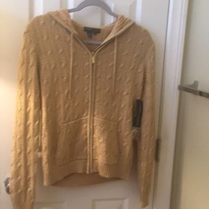 Ralph Lauren beautiful gold sweater. New w/ tag
